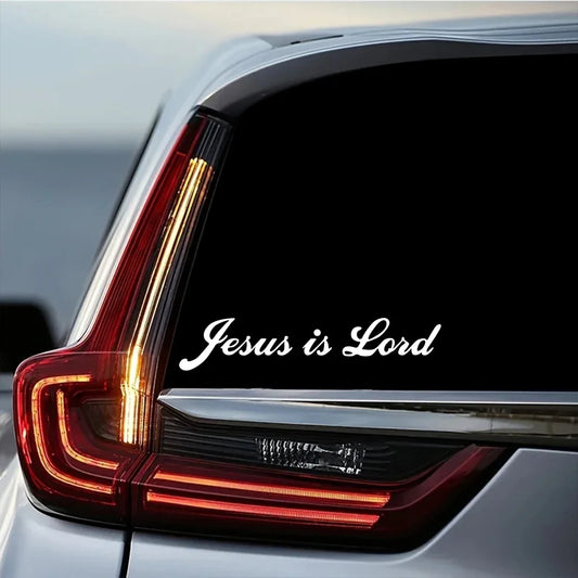 Jesus Is Lord car sticker