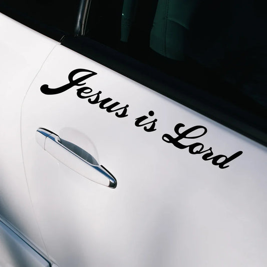 Jesus Is Lord car sticker