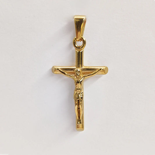 Jesus cross Gold pendant necklace